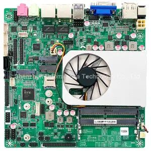 Motherboard ITX Mini berkinerja tinggi dengan i5-11320H Intel 2 DDR4 DIMM Motherboard untuk Gaming grafis Iris Xe
