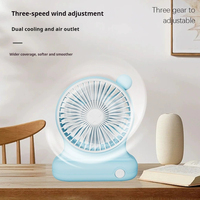 Mini ventilateur de bureau Portable USB Rechargeable ventilateur électrique support de Table ventilateur de bureau rétractable