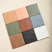 Carreaux de mosaïque en céramique pour murs et sols, design moderne, 123x123 mm, dégradé jet d'encre, céramique mate pour l'intérieur des salles de bain