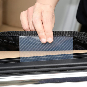 Protecteur de porte de voiture pour animaux de compagnie, tapis anti-rayures en tissu Oxford 66x54cm, housse de siège arrière pour chien - Product Image 4