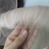Perruque en dentelle suisse 613 Blonde Cheveux Humains Bruts 4x4 5x5 6x6 HD Fermeture en Dentelle de Soie Vente en Gros Lots de Cheveux Fermeture Usine