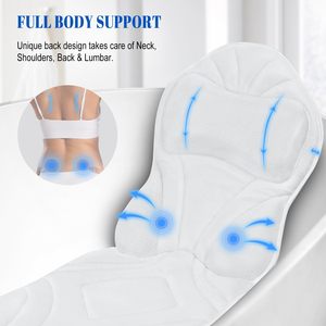 Oreiller de <span class=keywords><strong>bain</strong></span> 3D moderne pour baignoire, <span class=keywords><strong>coussin</strong></span> carré épais avec sac à linge - Product Image 2