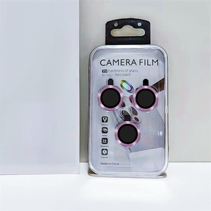 2025ติดตั้งง่าย0.3มม. บางเฉียบ9H กันรอยขีดข่วน HD กล้องตานกอินทรีชัดเจนสำหรับ iPhone 16/15/14 PRO MAX - Product Image 6