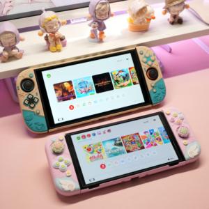 Trọng lượng nhẹ Vỏ bảo vệ trường hợp đối với Nintendo chuyển đổi <span class=keywords><strong>2</strong></span> chuyển đổi OLED Lolita mèo loạt chống trầy xước với cảm ứng mềm mại - Product Image 4