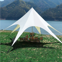 Toldo de camping Cloud Top Three Peaks Butterfly Canopy, grande, de doble pico, impermeable, con protección solar UPF50+, para acampar al aire libre.