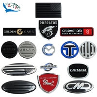 Design de mode personnalisé 3d décoration de carrosserie automatique ABS plaque signalétique superposition Auto autocollant logo voiture décalcomanie voiture emblème insigne voiture plaque signalétique