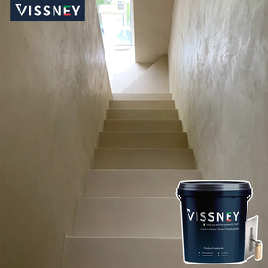 Vissney Complete Set <strong>Paint</strong> for DIY Bathroom Walls Floors Waterproof Microcement Kit - Product Image 1