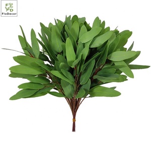 Bán Hot Nhân Tạo Vòng Real Touch Bạch Đàn Chi Nhánh Lá Bouquet Cây Xanh Cho Wedding Party Bảng Trang Trí - Product Image 5