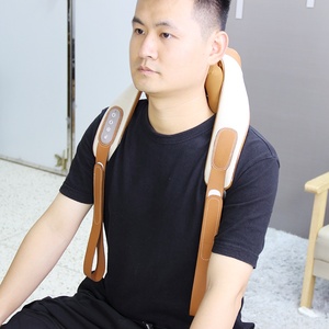 Nuevo diseño Múltiples modos Calefacción eléctrica Amasado profundo <span class=keywords><strong>Shiatsu</strong></span> Cervical Espalda y cuello Masajeador de hombros para relajación muscular - Product Image 3