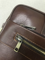 Porte-documents en cuir marron de qualité supérieure pour hommes, sac de bureau