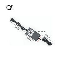 Adaptateur d'alimentation AC/DC réglable OL 3-12V 3A avec bouton rotatif 24W LED multi-prises