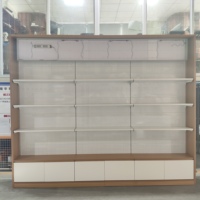 YIWU 2023 fábrica Guangzhou fabricante de ventas directas para estantería de libros papelería estante de pared de tienda de madera