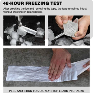 Cinta Autoadhesiva de Butilo <span class=keywords><strong>y</strong></span> Aluminio de Alta Resistencia <span class=keywords><strong>y</strong></span> Fuerte Viscosidad, Impermeable, para Sellado de Goteras en Techos Metálicos - Product Image 4