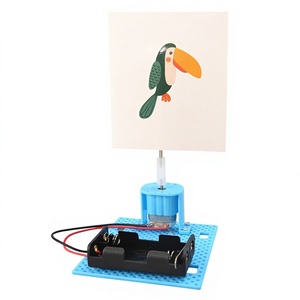 Projet <span class=keywords><strong>scientifique</strong></span> DIY en bois pour étudiants, alimenté par piles, sur la persistance visuelle, cage à oiseaux électrique, <span class=keywords><strong>expérience</strong></span> <span class=keywords><strong>scientifique</strong></span> pour enfants - Product Image 1