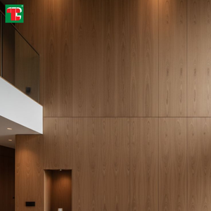 Paneles de pared de nogal de 3 mm, teca, arce, MDF laminado marino negro de 4 mm, chapas de madera contrachapada natural preacabada de lujo para láser - Product Image 1