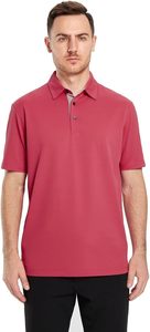 Polo de Golf de Piqué Informal Sólido para Hombre, Camisa de Manga Corta que Absorbe La Humedad, Tejido de Punto Impreso, Estilo Informal - Product Image 6
