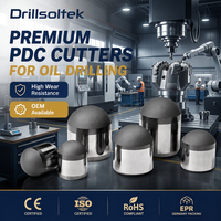 Couteaux PDC diamantés avancés pour outils de forage pétrolier, longue durée de vie, haute résistance aux chocs