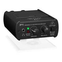 Amplificateur de monitoring intra-auriculaire Behringer Powerplay P1 à 2 canaux avec contrôle du volume, équipement musical personnel pour scène