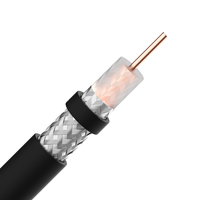 Câble coaxial PVC RG6 RG59 CATV 75 ohms 50 ohms, prix usine, pour communication