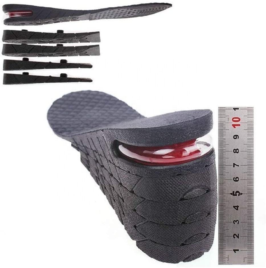 JOGHN горячая Распродажа, увеличивающие рост стельки, увеличивающие рост, воздушная подушка, мягкие ПВХ вставки, увеличивающие рост стельки