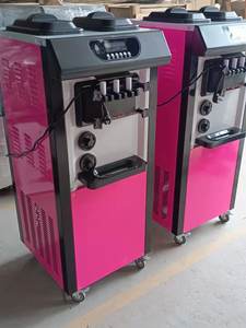 Crème glacé<span class=keywords><strong>e</strong></span> italienne molle commerciale bureau 3 saveurs haute 110V/220V autonettoyant nouvelle condition recettes à base de lait - Product Image 5