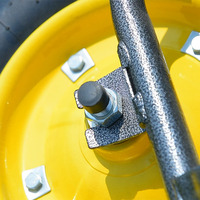 Carretilla Neumática de Servicio Pesado con Rueda de Construcción, Monociclo, Carro WB3502 para un Desplazamiento Suave en Terrenos Irregulares