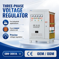 Régulateur de tension automatique triphasé WF.EL 380V SBW-30KVA 50KVA 60KVAAC haute puissance, stabilisateur servo industriel certifié CE