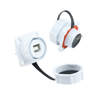 Adaptador Tipo B de Grado Industrial, Conector Hembra, Fijación con Brida Cuadrada, Especificaciones Personalizables, Compatible con Impresoras