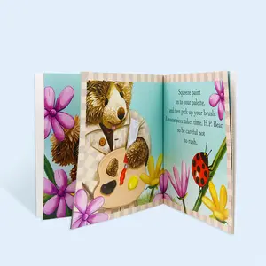 2024 best sale Customized OEM educational Printed cheap softcover book colorful for kids