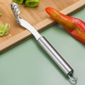 Stainless Steel Chili Pepper Core Remover 2 Pieces Kitchen Gadget For Bell Green Sichuan Pepper Seed Remover - Product Image 3