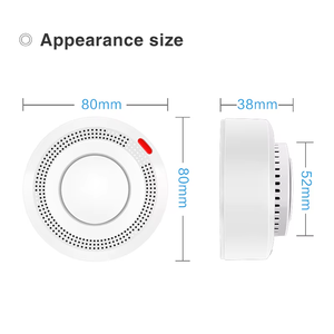 Rilevatore di Fumo Smart Tuya Zigbee, Monitoraggio in Tempo Reale, Notifiche di Allarme Remoto, Controllo tramite App, Richiede Hub Zigbee - Product Image 6