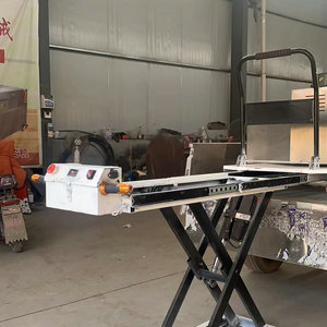 Chariot hydraulique électrique en gros de <span class=keywords><strong>table</strong></span> élévatrice à 4 roues d'usine chariot d'état neuf pour soulever des marchandises - Product Image 3