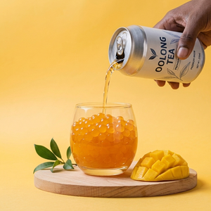 OEM Custom Authentic Mango 50gx8PK Flavor Popping Pearls Bursting <b>Boba</b> <b>Bubbles</b> For <b>Bubble</b> Tea Shops - Product Image 4