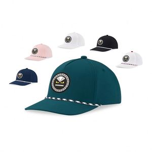 Gorras de Béisbol de 5 Paneles con Logotipo Personalizado, Estilo Deportivo Vintage, de Ala Ancha con Cuerda, para Hombre y Mujer - Product Image 1