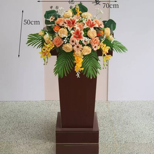 Realista seda blanco rojo rosas pasillo artificial flores corredor boda Navidad evento telón de fondo Decoración - Product Image 6