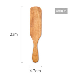 Wood Spatula Set 5 Pieces Natural Wooden Utensils For Cooking Kitchen Tools - Product Image 5