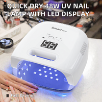 Lampe à ongles UV LED sans fil 42 LED, séchage rapide du vernis gel, haute puissance, capteur de minuterie, équipement professionnel de manucure pour salon