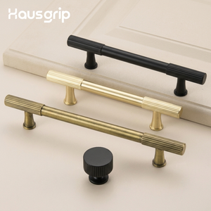 Maniglia per mobile Hausgrip, moderna ed elegante, in lega di alluminio nero opaco, per cassetti da cucina e armadi, pomelli e maniglie per ferramenta. - Product Image 3