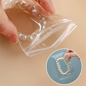 Bolsas Transparentes de PVC con Cierre Hermético <span class=keywords><strong>para</strong></span> Almacenamiento de Joyas, Gruesas, a Prueba de Humedad, <span class=keywords><strong>para</strong></span> Pulseras, <span class=keywords><strong>Accesorios</strong></span>, Gafas - Product Image 2