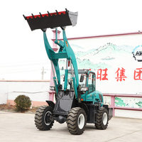 Tracteur à roues articulées miniatures Hengwang ZL936 de 2 tonnes avec chargeur frontal et pompe hydraulique Eaton