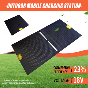 Nuevo Kit de Panel Solar Plegable FOLDSUN de 120W con 2 Puertos USB, Salida de CC, 22% de Eficiencia, Ligero y Portátil - Product Image 6