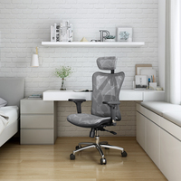 Sihoo M57 BIFMA Certification, chaise ergonomique pivotante à 360 degrés à haut dossier pour personnel d'ordinateur, chaise de bureau pour patron