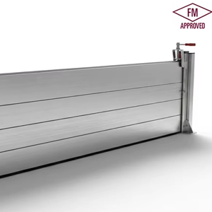 Barrière anti-inondation AquaBarrier authentique, homologuée FM, en aluminium, pour maison, garage, entrepôt, usage intensif - Product Image 1