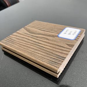 Personnalisation <span class=keywords><strong>de</strong></span> sortie d'usine Finitions en grain <span class=keywords><strong>de</strong></span> <span class=keywords><strong>bois</strong></span> Étanche Extérieur Extérieur Composite <span class=keywords><strong>Bois</strong></span> WPC <span class=keywords><strong>Granules</strong></span> WPC Decking - Product Image 6