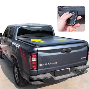 Tapa enrollable de aluminio retráctil, cubierta de cama Ranger, cubierta de tonneau eléctrico para Ford F150