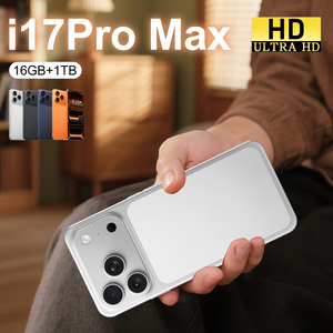 هاتف ذكي I17 Pro Max بذاكرة 16 جيجابايت وسعة تخزين 1 تيرابايت، يدعم شبكة الجيل الخامس، مع معالج Snapdragon 800، كاميرا بدقة 108 ميجابكسل، شاشة OLED، بطارية 8000 مللي أمبير، شحن سريع 60-69 واط - Product Image 3