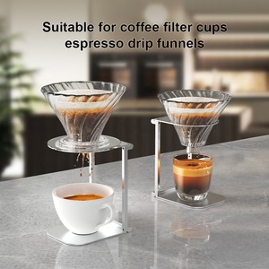 Soporte portátil para máquina de café, soporte de aluminio plegable multimodelo para uso familiar al aire libre, accesorios de metal ligeros, portátiles, de aluminio - Product Image 3