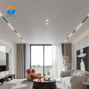 <span class=keywords><strong>Luminaire</strong></span> linéaire rotatif à gradation intelligente à commande par panneau 6W 12W 18W <span class=keywords><strong>Rail</strong></span> magnétique Grille lumineuse pour éclairage directionnel sur <span class=keywords><strong>rail</strong></span> LED - Product Image 1