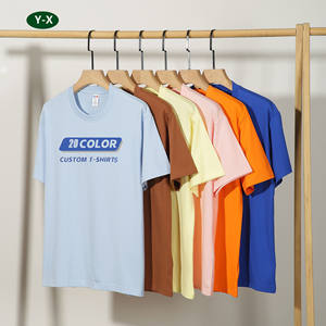 Camiseta en blanco personalizada 100% <span class=keywords><strong>de</strong></span> algodón, venta al por mayor, Camiseta con estampado <span class=keywords><strong>de</strong></span> logotipo para hombre, camisetas lisas impresas, camiseta blanca <span class=keywords><strong>y</strong></span> negra, venta al por mayor <span class=keywords><strong>de</strong></span> <span class=keywords><strong>La</strong></span> <span class=keywords><strong>Y</strong></span>-X - Product Image 1