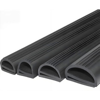Cinta de Sellado de Goma Espuma EPDM Negra en Forma de E - Servicio de Corte Ecológico para Puertas y Ventanas de Garajes, Refrigeradores y Hornos - Hecho en Hebei